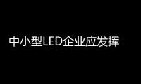 中小型LED企业应发挥“一加一”精神 振兴企业发展