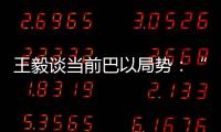 王毅谈当前巴以局势	：“两国方案”是根本出路
