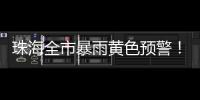 珠海全市暴雨黄色预警	！