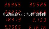 电动车企业：加强创能能力 抢占市场