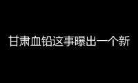 甘肃血铅这事曝出一个新的后续，却让网友们叹气了