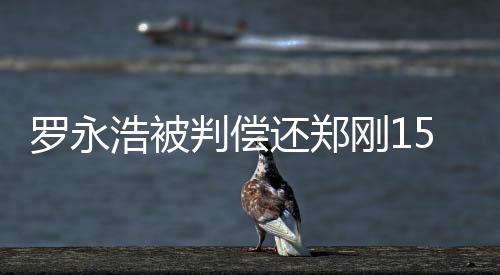 罗永并按照年利率6%支付利息