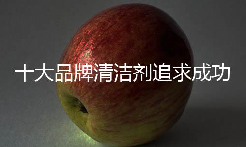 对于一些小型清洁剂企业来说