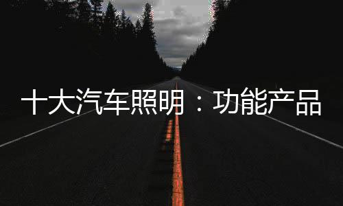 或是车照环保或是高科技