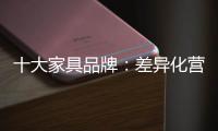十大家具品牌：差异化营销 中小卖场夹缝生存