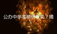 公办中学名额明着卖	？揭秘招生季“学托”的离谱套路