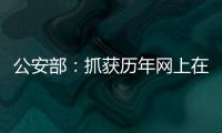 公安部：抓获历年网上在逃人员35.1万余名