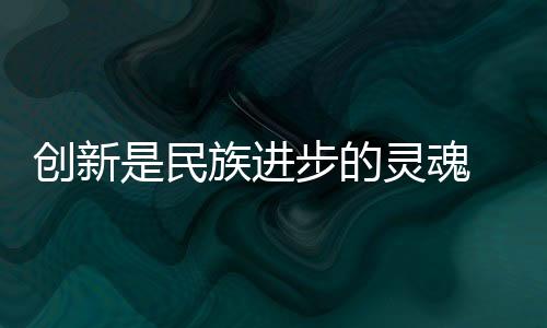 企业是民族创新的主体