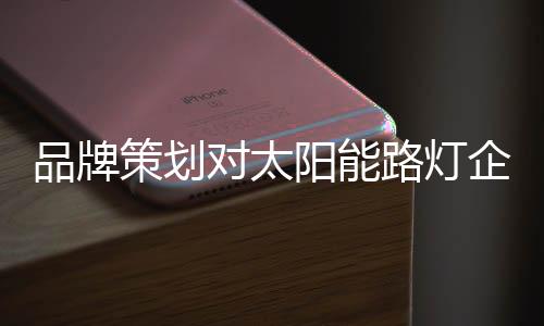 就一定要利用品牌策划方案