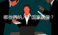 哪些药纳入了国家医保
？用它随时查→