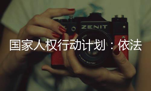 人权 行动计划明确提出