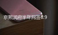 京熙润府半年网签8.98亿元
	，王岸青拿下房山销冠