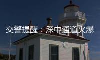 交警提醒：深中通道火爆超预期	，停车打卡违规不可取