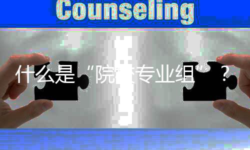 业组专业组3中的考填专业