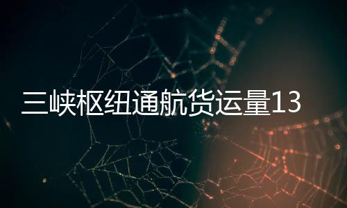 三峡船闸货物通过量304.71万吨