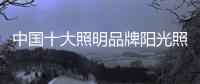 中国十大照明品牌阳光照明的品牌路