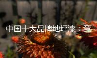 中国十大品牌地坪漆

：竞争看本质 销量看品质和服务