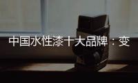 中国水性漆十大品牌
�：变革发展中不可或缺政策转变