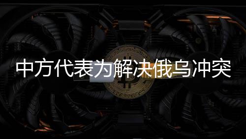 支持一切通向和平的中方努力