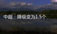 中超：降级变为1.5个 资格附加赛中立场地比赛
