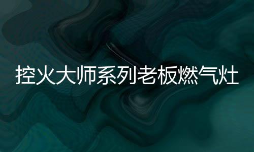 在燃气灶的大师尺寸方面
