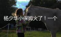 杨少华小保姆火了！一个举动全网泪目，儿子做法却忽视侯耀华劝告