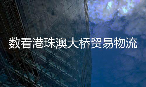 大桥通行货车车次20.6万次