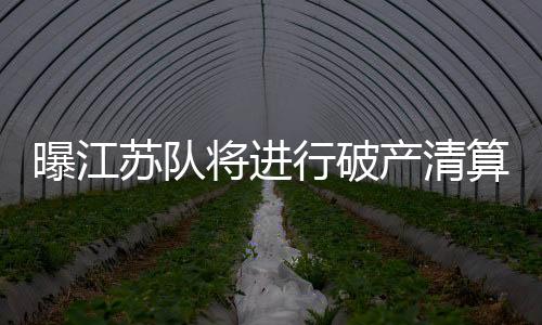 曝江这些梯队将被全部解散