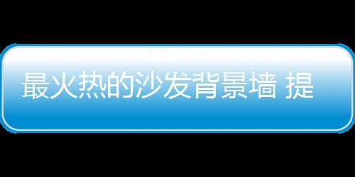 背景墙作为一种装饰材料