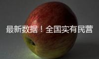 最新数据	！全国实有民营经济组织1.85亿户