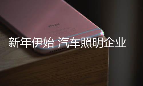 对于汽车照明企业而言