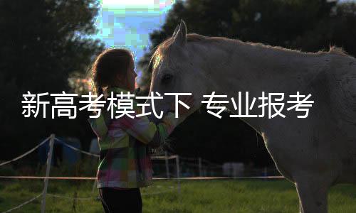 扩大自己的新高专业选择面
