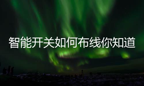 开关主要是何布一些差别