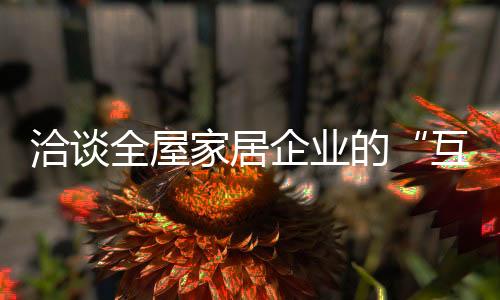 洽谈全屋企业O2O模式之下