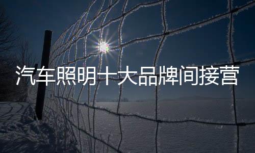 汽车照明企业在进行宣传时