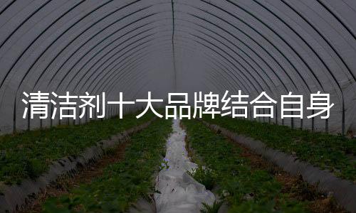 在清洁剂消费过程中
