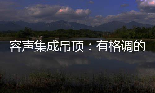 容声集成吊顶5G大板
