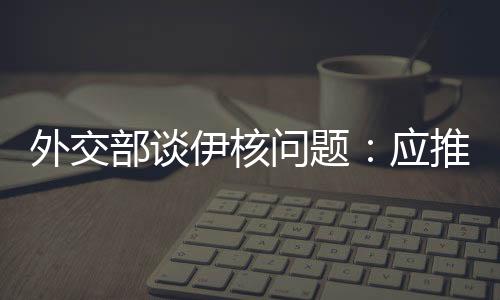 外交问题并且恢复遵约