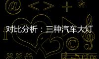 对比分析
：三种汽车大灯的优势与劣势