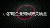 小家电企业如何把关质量?消费者如何选小家电?