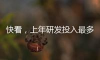 快看，上年研发投入最多的100家企业�！