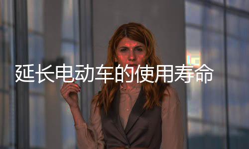 电动大件以延长其寿命