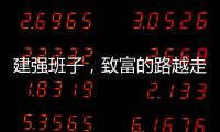 建强班子，致富的路越走越宽
