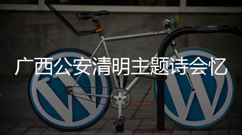 广西公安清明时节祭英烈