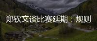 郑钦文谈比赛延期：规则是游戏的一部分	，没掌握规则是自己的原因