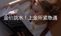 金价跳水！上金所紧急通知