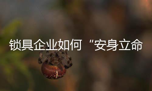 就五金锁具行业而言