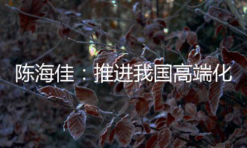 高端增添国际竞争力