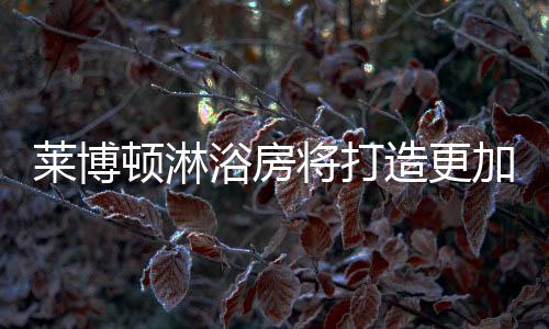 注定是莱博整个行业的推动者