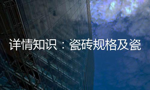 掌握家装“小块省砖